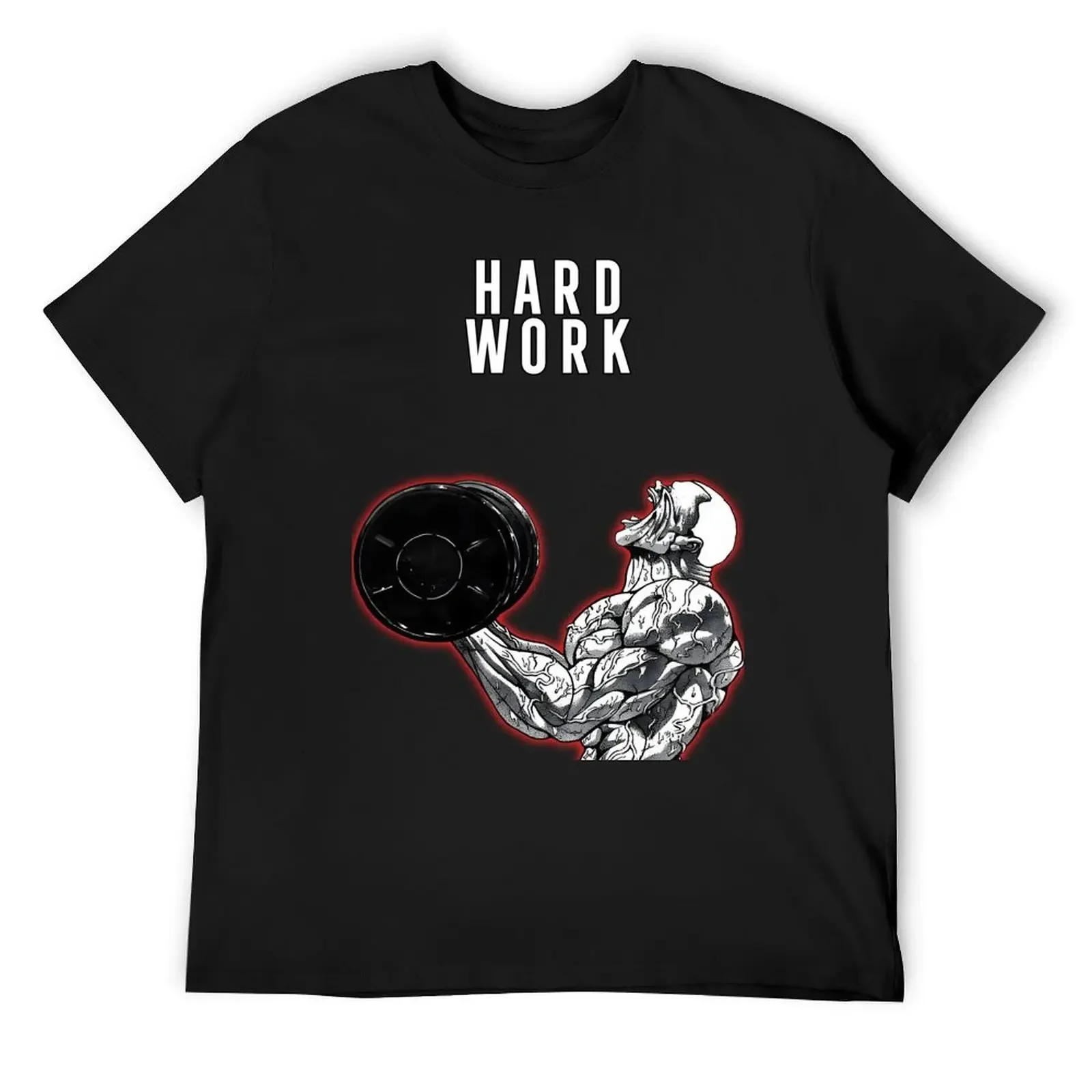 

Jack Hanma Training Hard T-Shirt vintage anime shirt kawaii clothes oversized plain white t shirts men