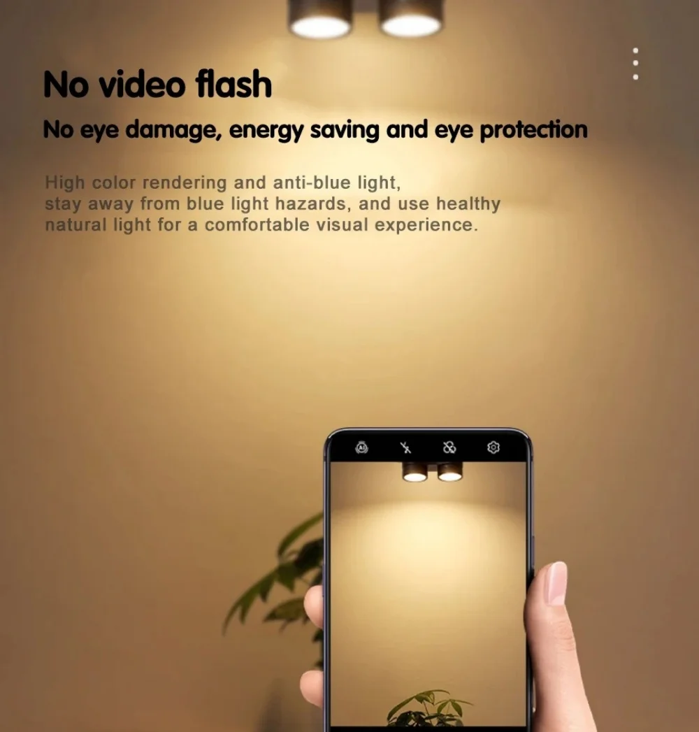 Dimmable Spot LED Ceiling Lamp Downlight Round Extendable Rotatable COB Spotlight Lamp Adjust for Home Living Show room Mall