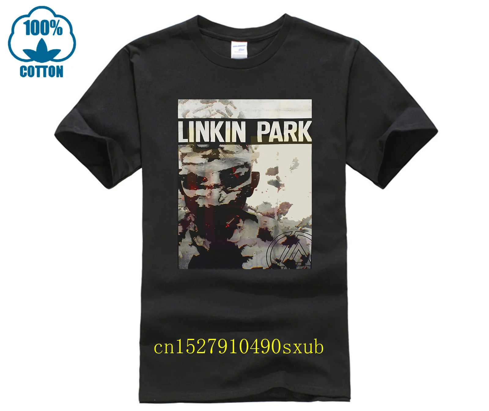 LinkinPark Мужская Обложка для жилых людей, футболка для мужчин 2024 Zomer Round Hals Heren