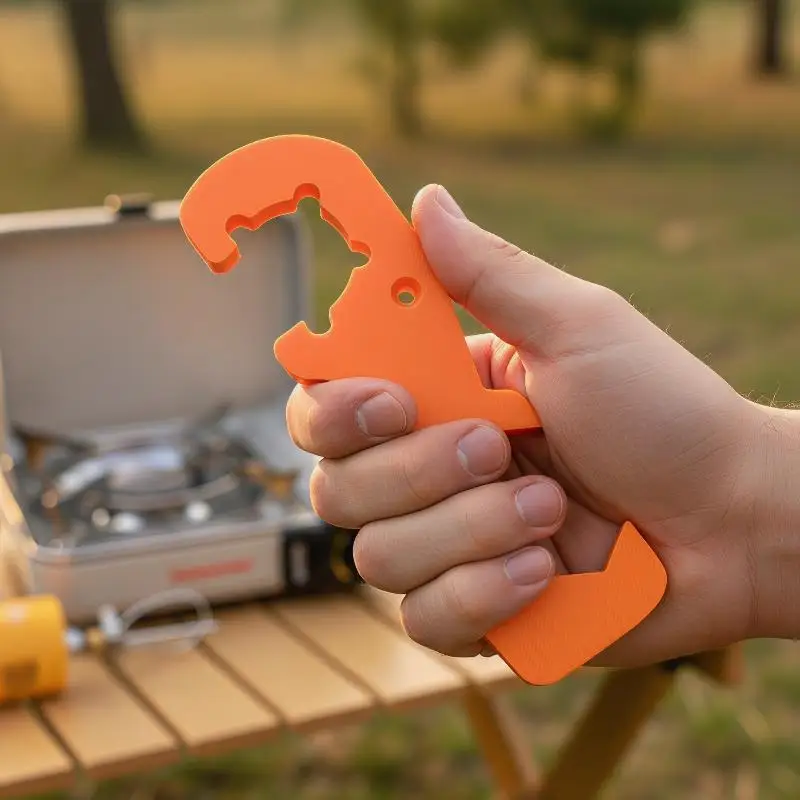 Orange, Black, White 2 In1 Gas Wrench Tools Caravan RV Gas Bottle Wrench RV Camping Motorhome Grill Car Automobile Accessories