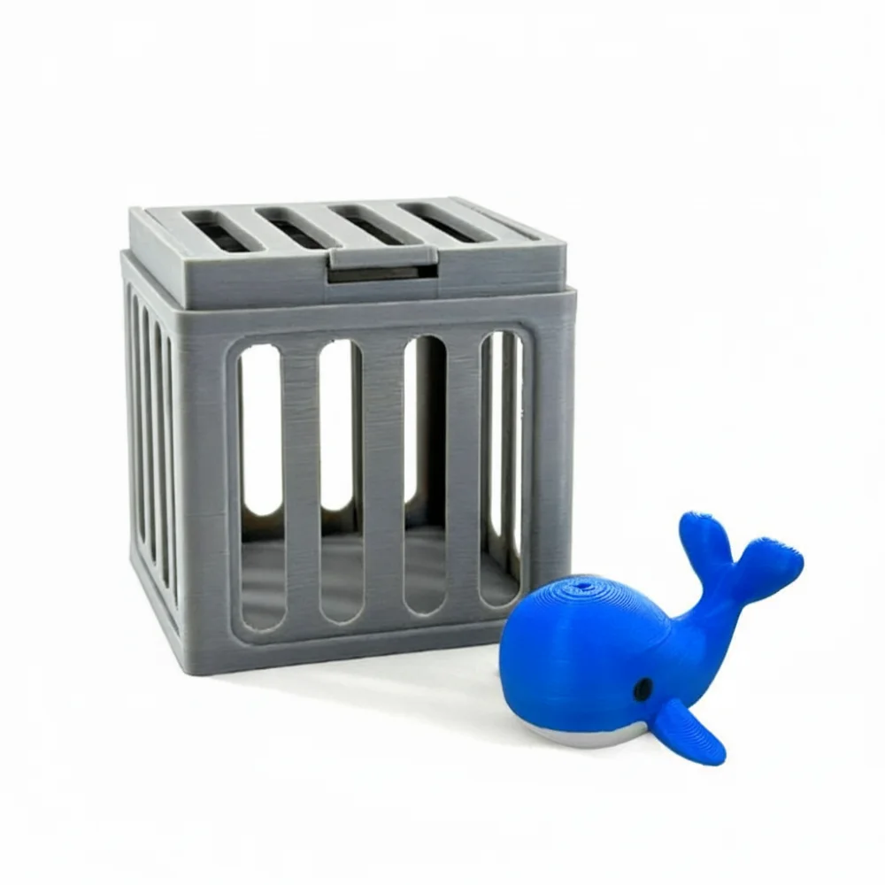 Ocean Animals Children's Pool Diving Toys with Storage Cage Cute Cartoon Design Underwater Dive Toys