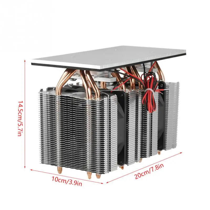 240W 2x12710 Electronic Semiconductor Refrigeration 12V Diy Refrigerator Cooler Cooling System Kit Diy Refrigerator Cooler