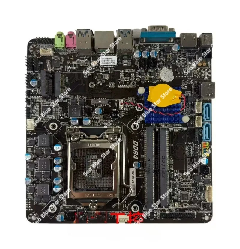 Integrated board TH310C-D4 industrial control main board 17 * 17cm D4 memory M2 interface, second-hand disassembly main board
