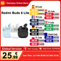 Xiaomi Redmi Buds 6 Lite New TWS Bluetooth Earphone Optimized in-ear comfort 38 Hours Battery Life Wireless Earbuds Headphone