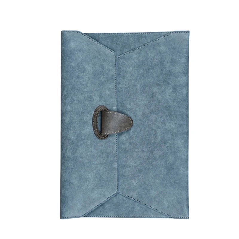 Handheld File Folder Waterproof Leather Document Folder Leather Laptop Sleeve