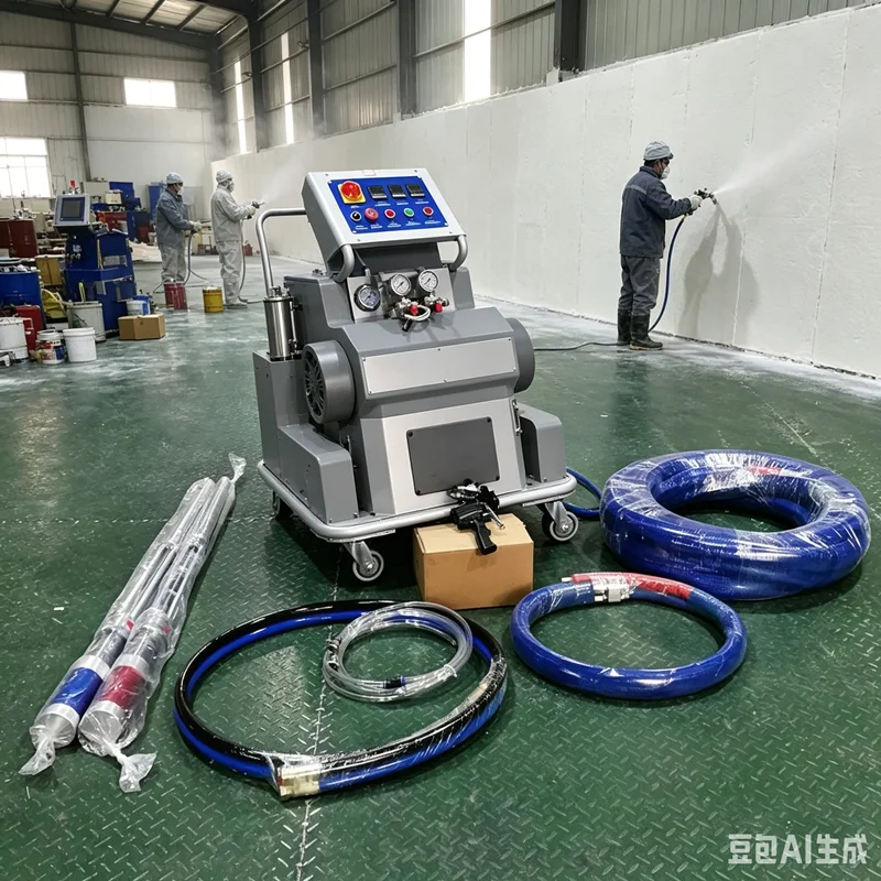 YG Customized Polyurethane Foaming Machine Polyurea Waterproof Coating Sprayer Flexible PU Insulation Machine With Spray Gun
