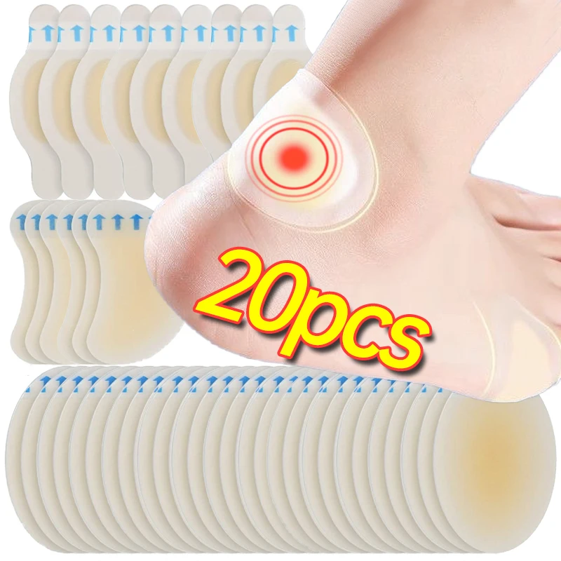 

High Heels Anti-Abrasion Foot Patch for Women Blister Foot Care Patch Invisible Hydrocolloid Gel Pads for Shoes Heel Pain Relief
