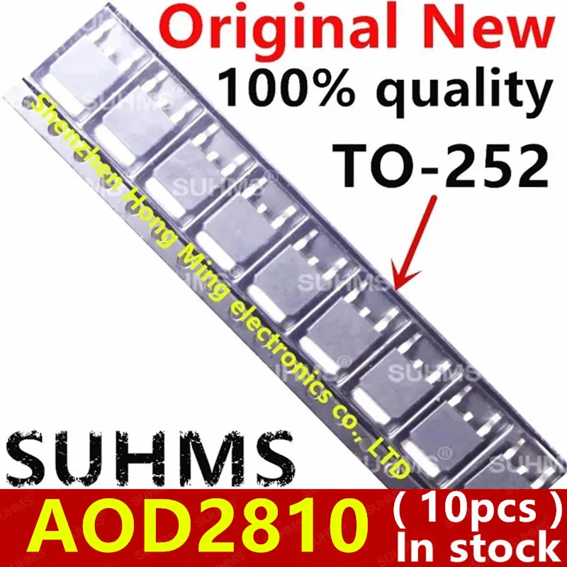 (10 Buah) 100% New AOD2810 AO2810 D2810-252 Chipset