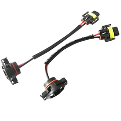 2 Pieces H11 (or H8/880/881) to H16 (or 5202/ PSX24W) Wiring Pigtail Conversion Harness Connector Wire Adapter Socket Plug Cable