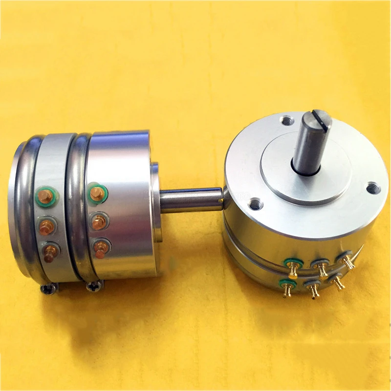 1Pcs Duplex 2WDD35D4 Linear 0.1% Precision Conductive Plastic Potentiometer 2WDS Angular Displacement Sensor 2WDJ 1K 2K 5K 10K