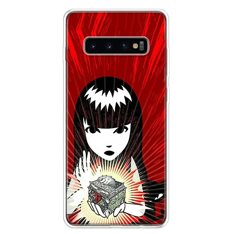 Comics Emily The Strange Phone Case For Samsung Galaxy S24 S22 S23 Ultra S20 FE S10 S21 Plus S10E S9 S8 + Coque Back Cover