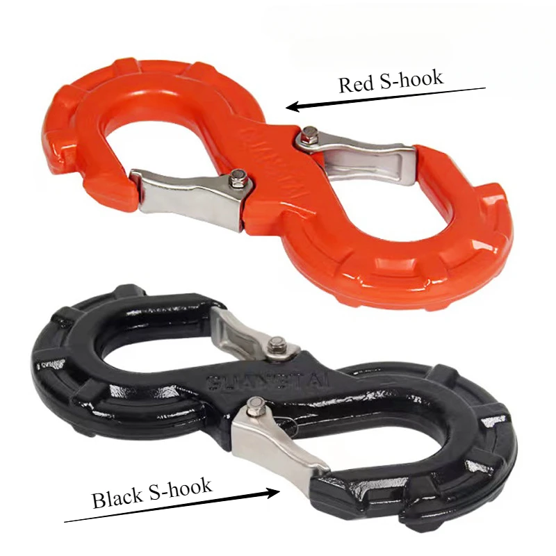 Адаптация фаркопа для автомобиля Твердый кованый S-образный крюк для прицепа Буксировка для бездорожья Быстрое спасение