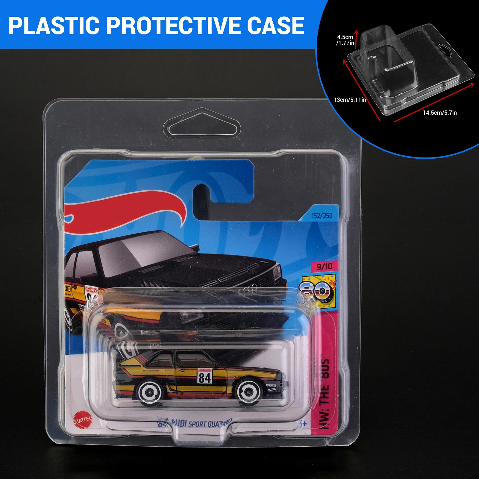 

10/20/30pcs For -Hot -Wheels Short Clamshell Cases Display Protective Case Car Blister Covers