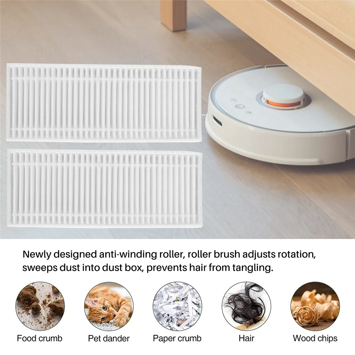 جهاز آلي لتنظيف الأتربة فلتر HEPA ممسحة قماش لسلسلة Conga 950 جهاز آلي لتنظيف الأتربة Parts_ABGP