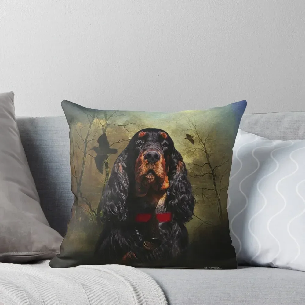 

Gordon Setter , Getting Started Woodcock Hunting Throw Pillow Luxury Sofa Cushions ornamental pillows pillow