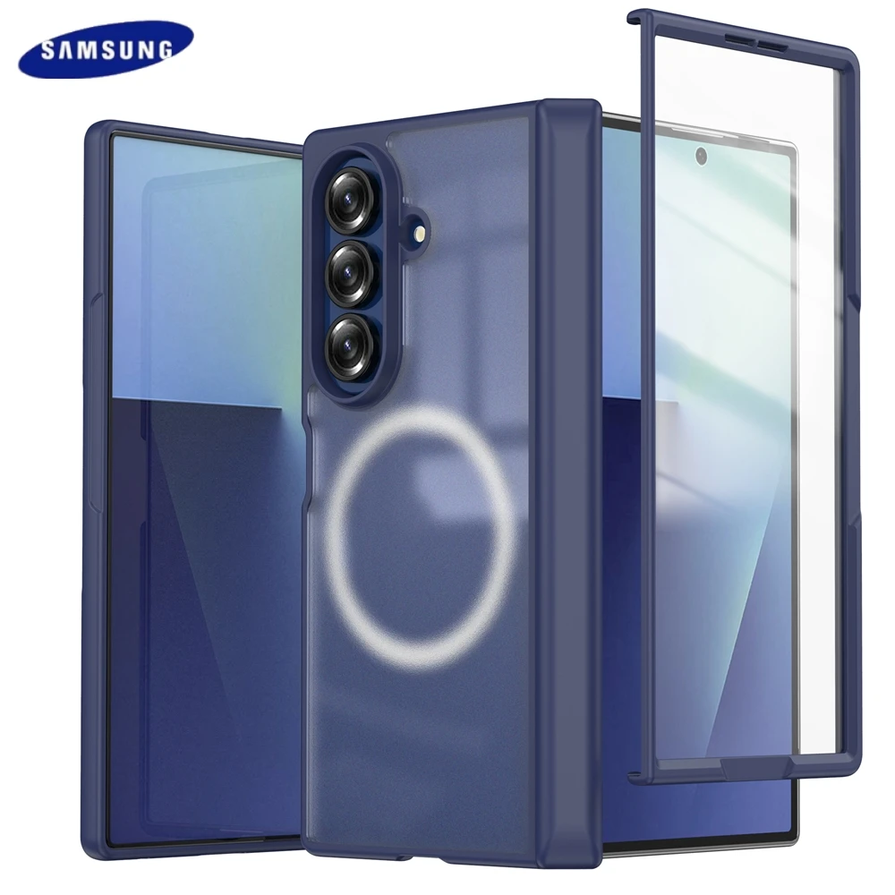 For Samsung Galaxy Z Fold 7 For Magsafe Case Translucent Fol