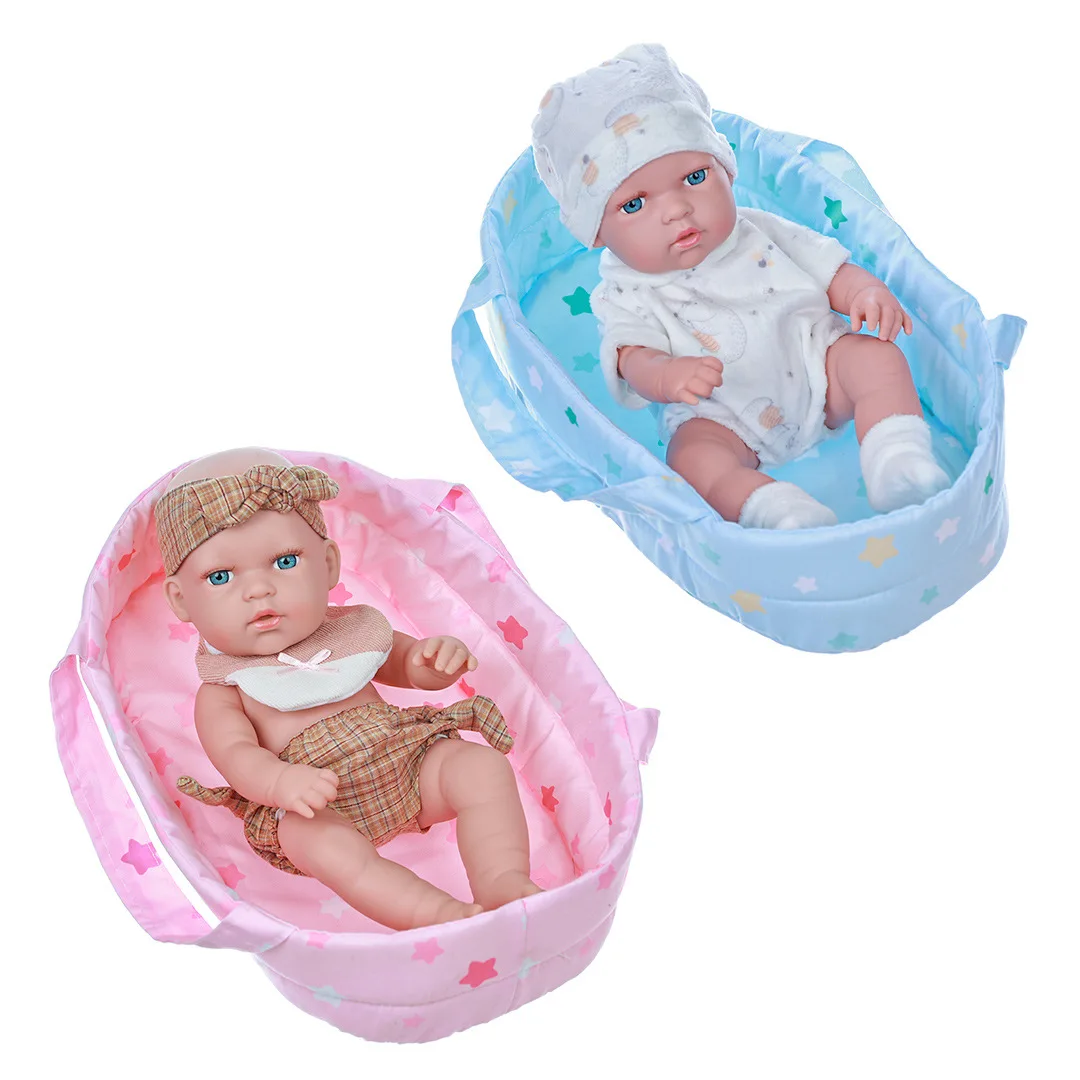 30cm リボーンドール、赤ちゃんの安眠人形、ままごとおもちゃ、子供用の柔らかいゴム人形