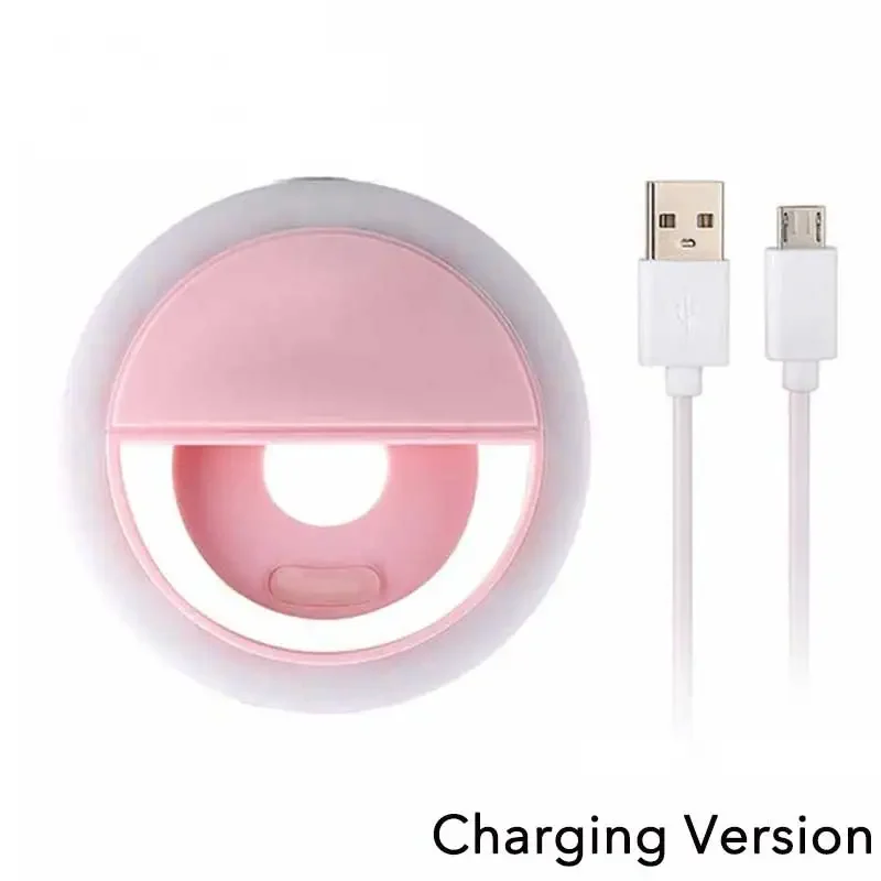 

USB Charge Led Selfie Ring Light Mobile Phone Lens LED Selfie Lamp Ring