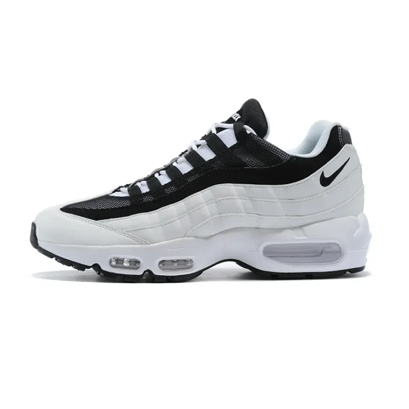 

Мужские кроссовки NIKE AIR MAX 95, мягкие, легкие, с поддержкой, износостойкие, нескользящие кроссовки, белый/черный