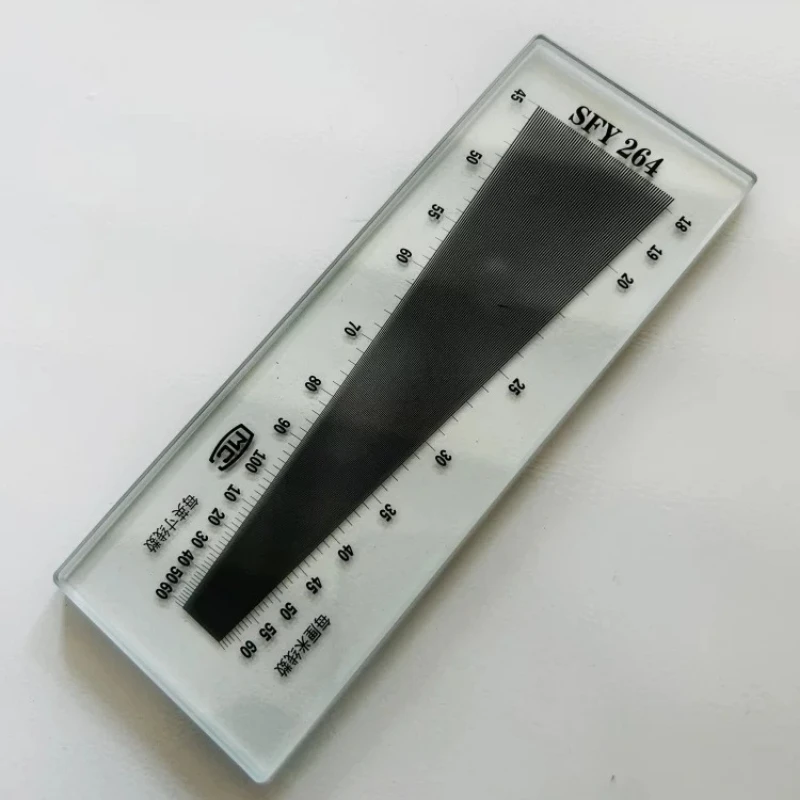 SFY264 SFY241 SFY2120 SFY280 Fabric Warp Weft Density Gauge Glass Plastic Textile Density Mirror Screen Mesh Count Tester