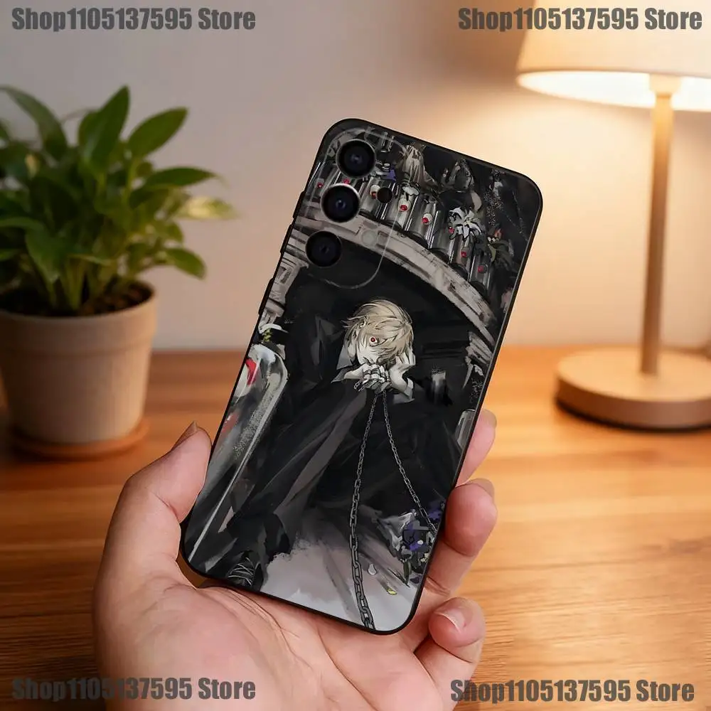 حافظة هاتف Hunter X Hunter Kurapika لهاتف سامسونج S25، S24، S21، S22، S23، S30، Ultra، S20، Plus، Fe، Lite، 5G غطاء أسود