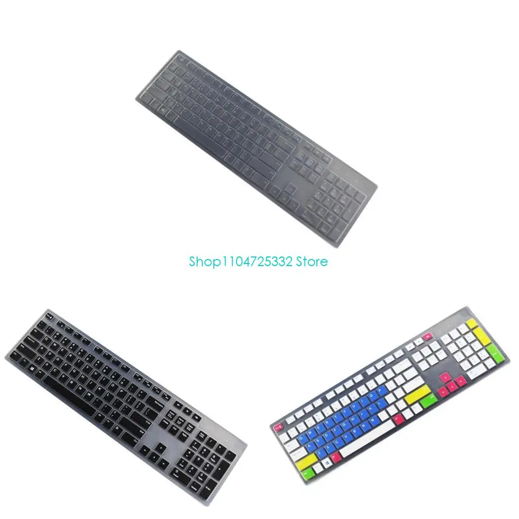 P5EA Desktop Computer Keyboards Cover Skin for KB216 KM636 3277 Keyboards, AntiDust Waterproof Keyboards Protectors Skin