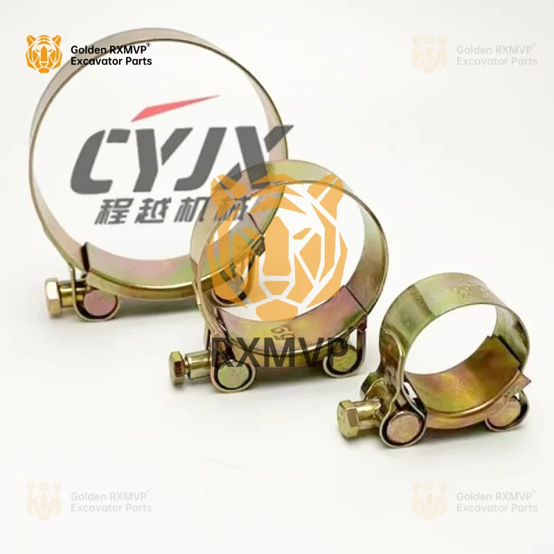 For Hitachi / Sany / Vol-Vo / Kobelco / Sumitomo  / Caterpillar  Cylinder Pipe clamp clamp hoop Excavator Parts