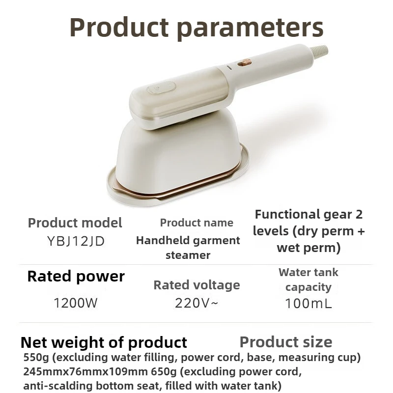 220 فولت معلقة الحديد البخار المنزلية باليد مكوّاة السفر المحمولة الصغيرة الحديد البخار الحديد الملابس البواخر الملابس