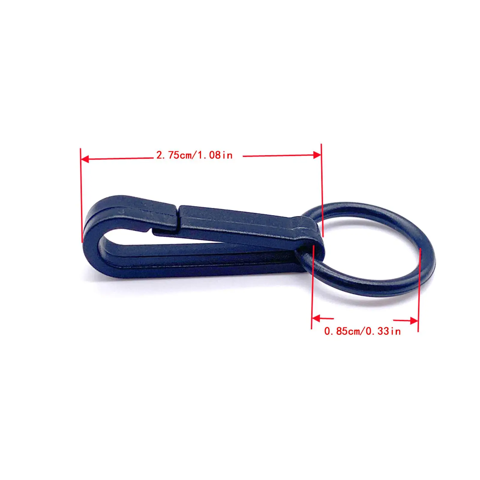 50x حبل مرن نهاية خطاطيف تعليق دش حلقات الستائر تركيبات قوية مقاطع معلقة لغرفة الغسيل المظلات قماش التخييم #6