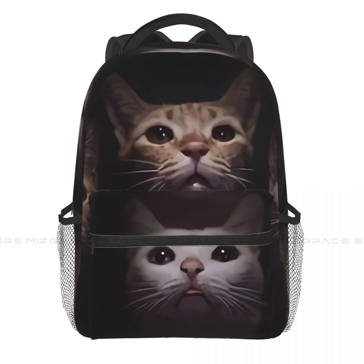

Bohemian Catsody Parody Students School Bags Boy Girl Fashion Teens Books Backpack Soft Rucksack Unisex