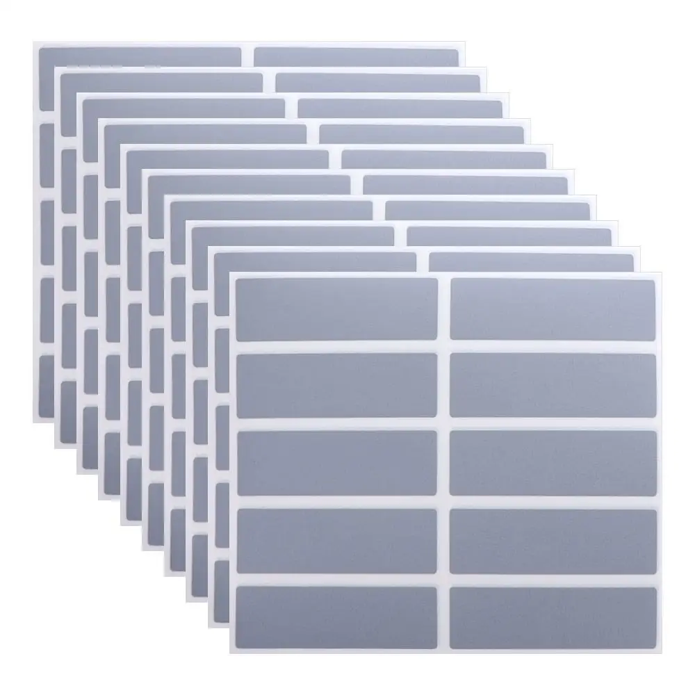 100pcs Rectangular Scraping Stickers Scratch Cards Funny Creative Scratch Off Stickers Adhesive Scratch Off Cards Gift Raffle