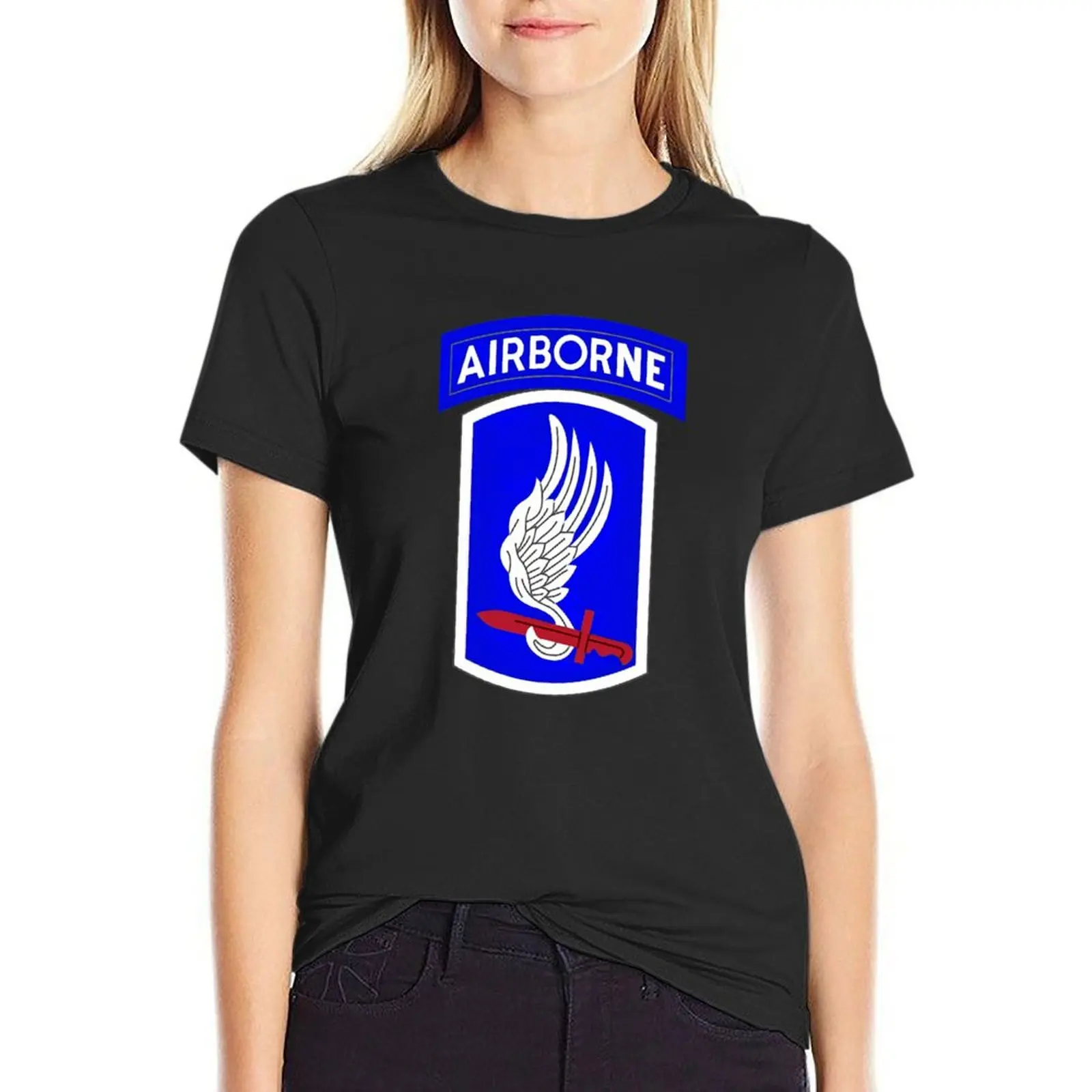 173rd Airborne Brigade Patch T-Shirt Short sleeve tee Aesthetic clothing vintage clothes clothes for Women