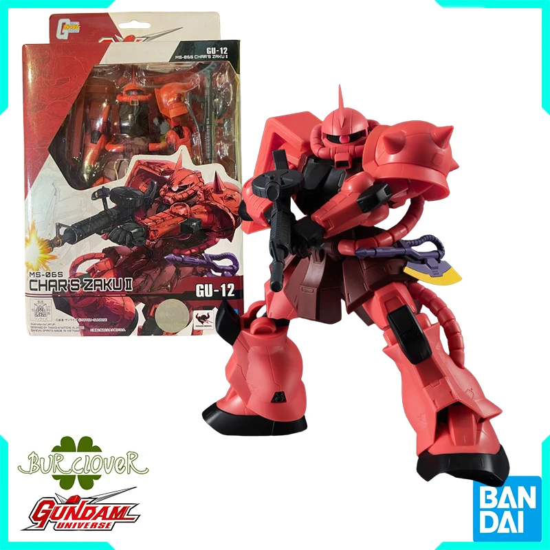 

Оригинальная фигурка Bandai Gundam Universe GU-12 Char's Zaku II в обычной версии с коллекцией Beam Sabers, Bazooka и щитом