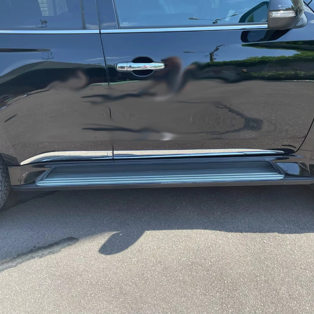 

For Mitsubishi Pajero/Montero/Shogun Sport 2019-2021 ABS Chrome Side Door Body Guard Strips Protector Decorative Cover Trims