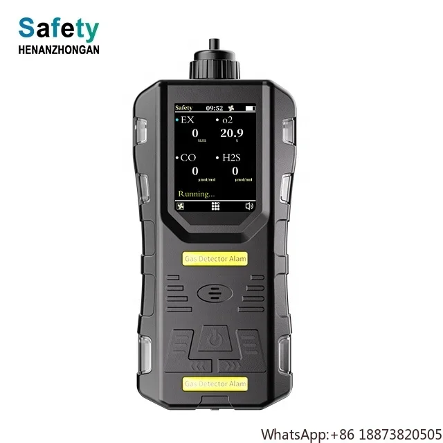 S316 Pump suction type gas detection alarm  4 in 1 gas analyzer