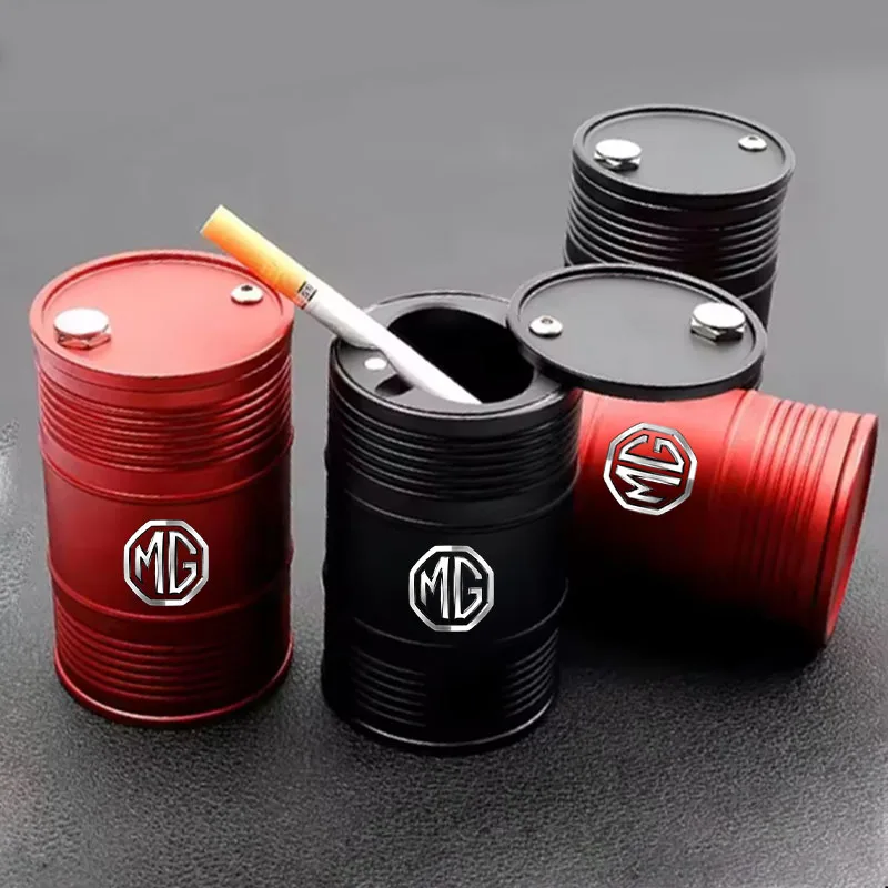 Cinzeiro de carro multifuncional metal aço inoxidável cinzeiro para mg morris garagens mg 6 3 5 7 tf zr zs hs gt hector acessórios do carro