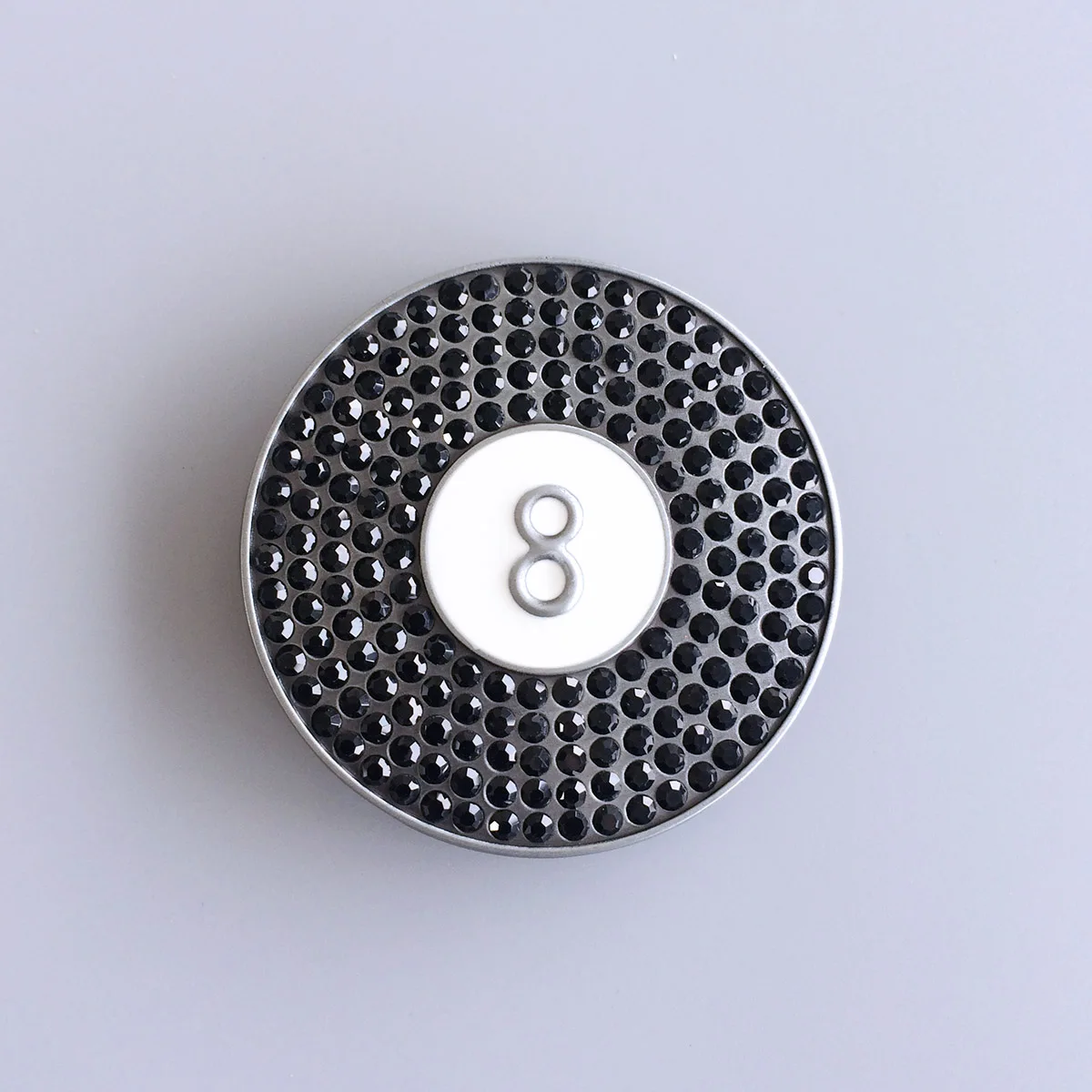 Rhinestones Bling Enamel Round Belt Buckle BUCKLE-CS031