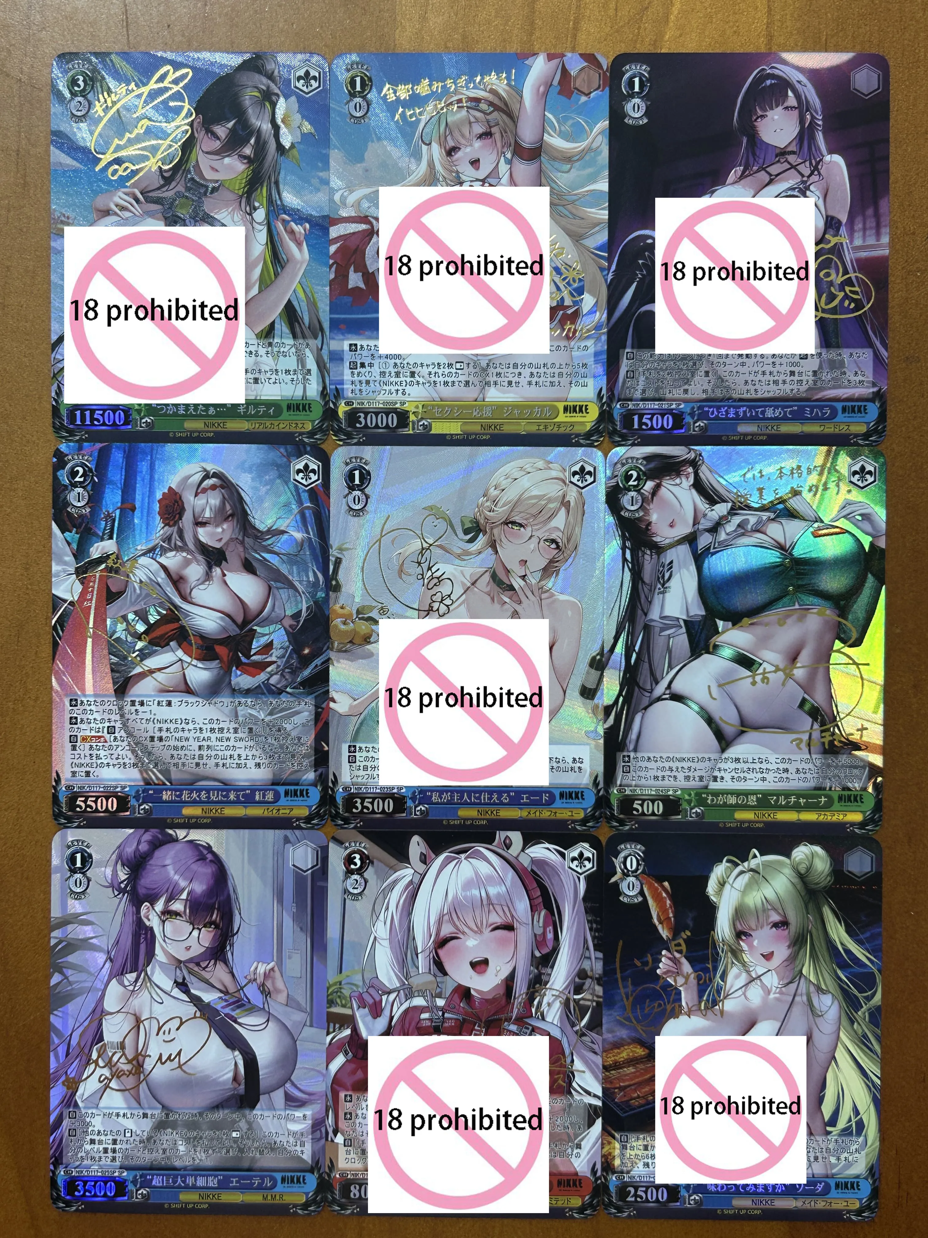 

Коллекционная флэш-карта «Богиня Победы» ACGLive2D «сделай сам», аниме, мультяшный торговый подарок, 63x88 мм, подпись с самоконтролем