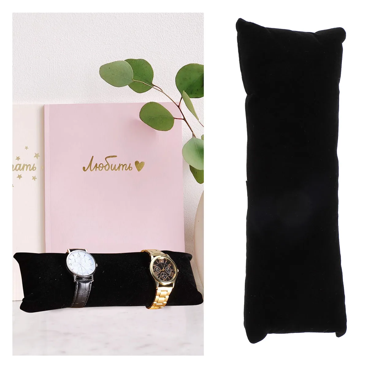 

3pcs Watch Pillow Bracelet Cushion Jewelry Display Stand Durable Stable For Home Store Trade Show Watch Bracelet Bangle