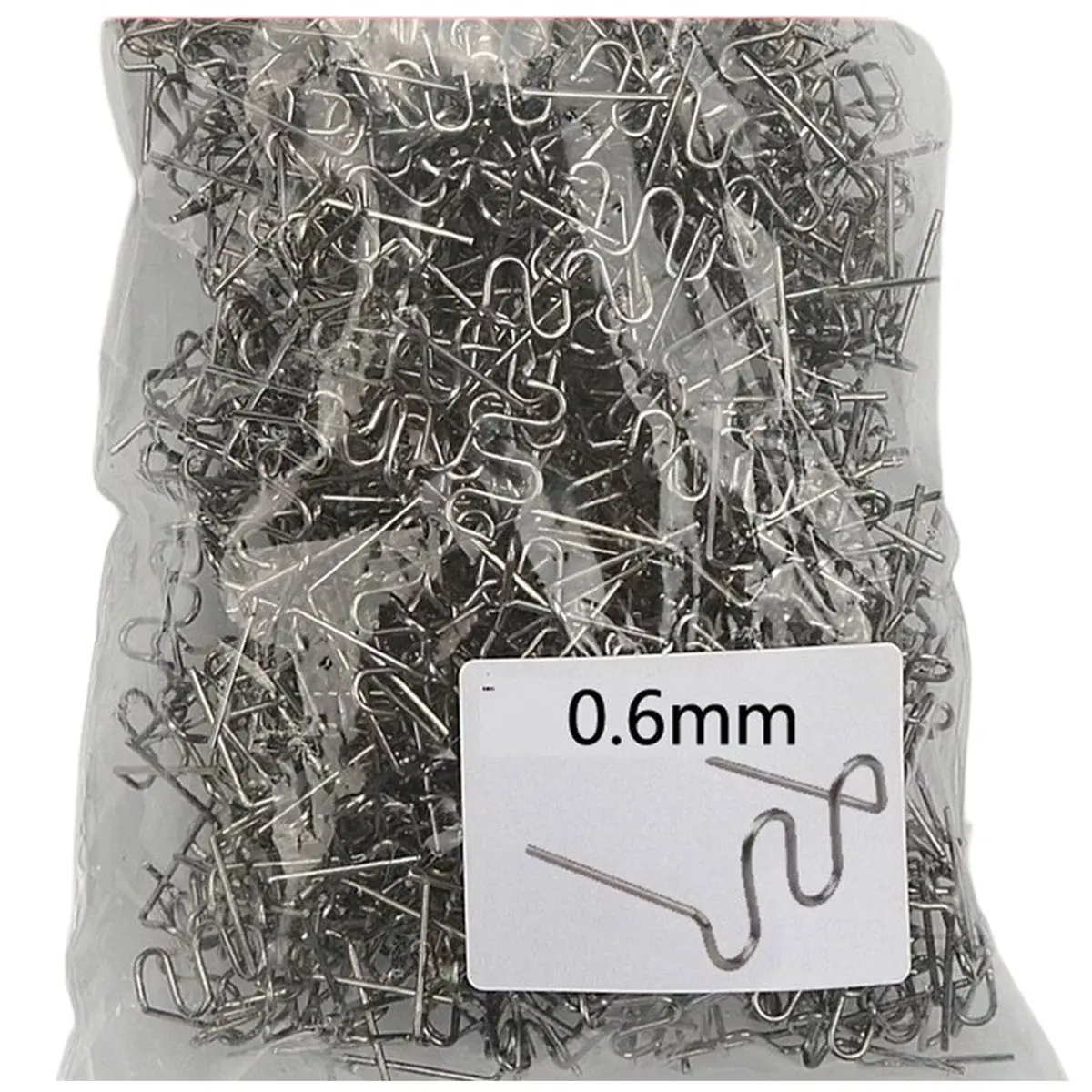 LUCK 500PCS Hot Stapler Staples for Car Bumper Plastic Welder Automotive Repair Kit Hot Stapler Welding Soldering Tools 0.6mm