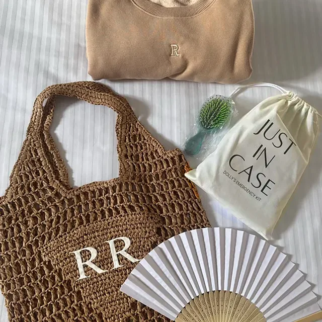 Personalized 5Pcs Just In Case Recovery Kit Bachelorette Party Hangover Bag Wedding Favor for Guests Bridal Shower Accessories 5