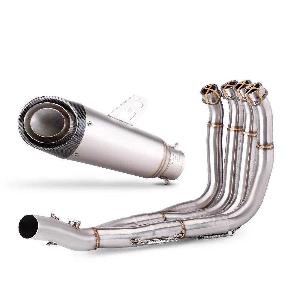 

STLF For YZF R6 2006-2016 Motorcycle Exhaust System Escape Modified Front Tube Link Pipe Connect 51MM Muffler