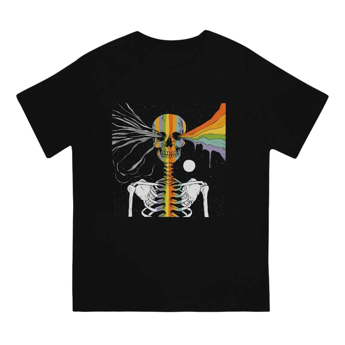 Skull Men's TShirt Dark Side Of Existence Fashion T Shirt Graphic Sweatshirts New Trend