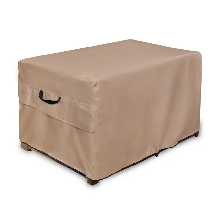 

Водонепроницаемый чехол для уличного прямоугольного стола-костровища/скамейки-ящика для хранения на террасе, 64 x 30 дюймов