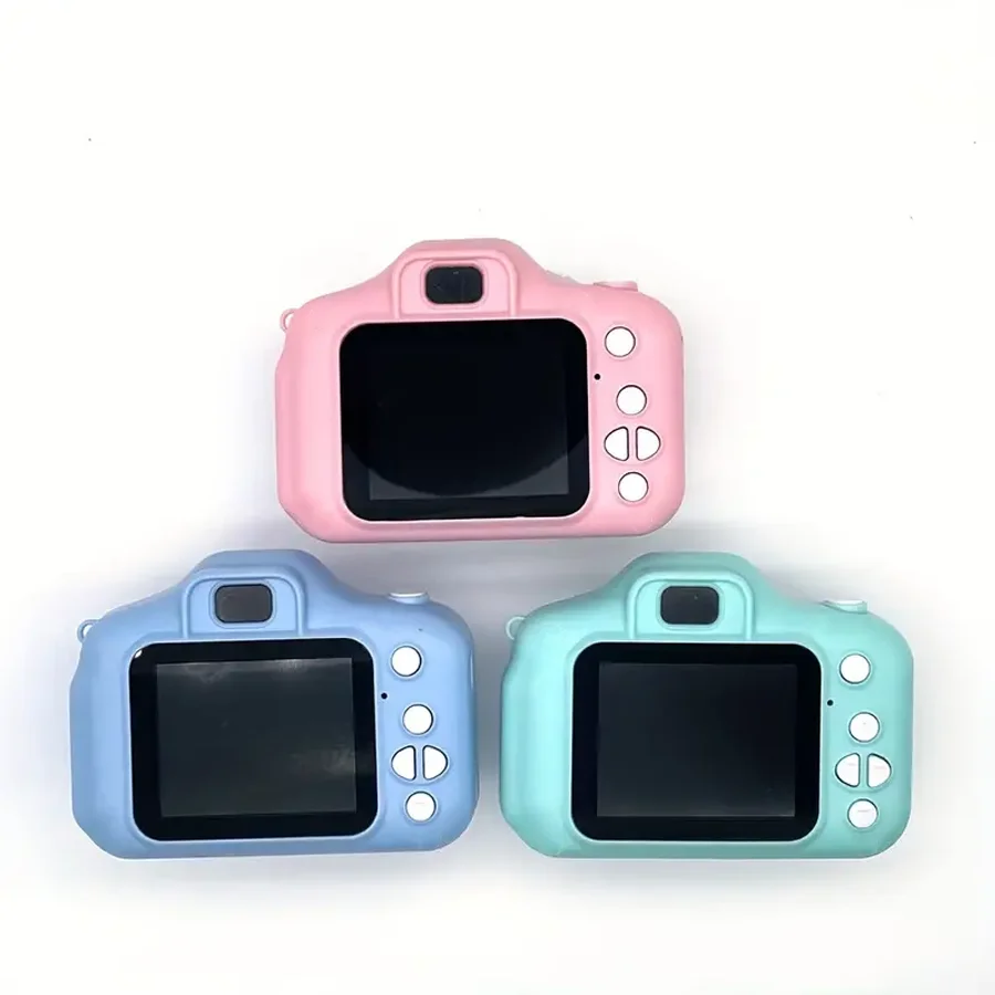 1pcs Kids Mini Camera Waterproof 1080P HD Screen Camera Video Toy Cartoon Cute Camera Toy Children Birthday