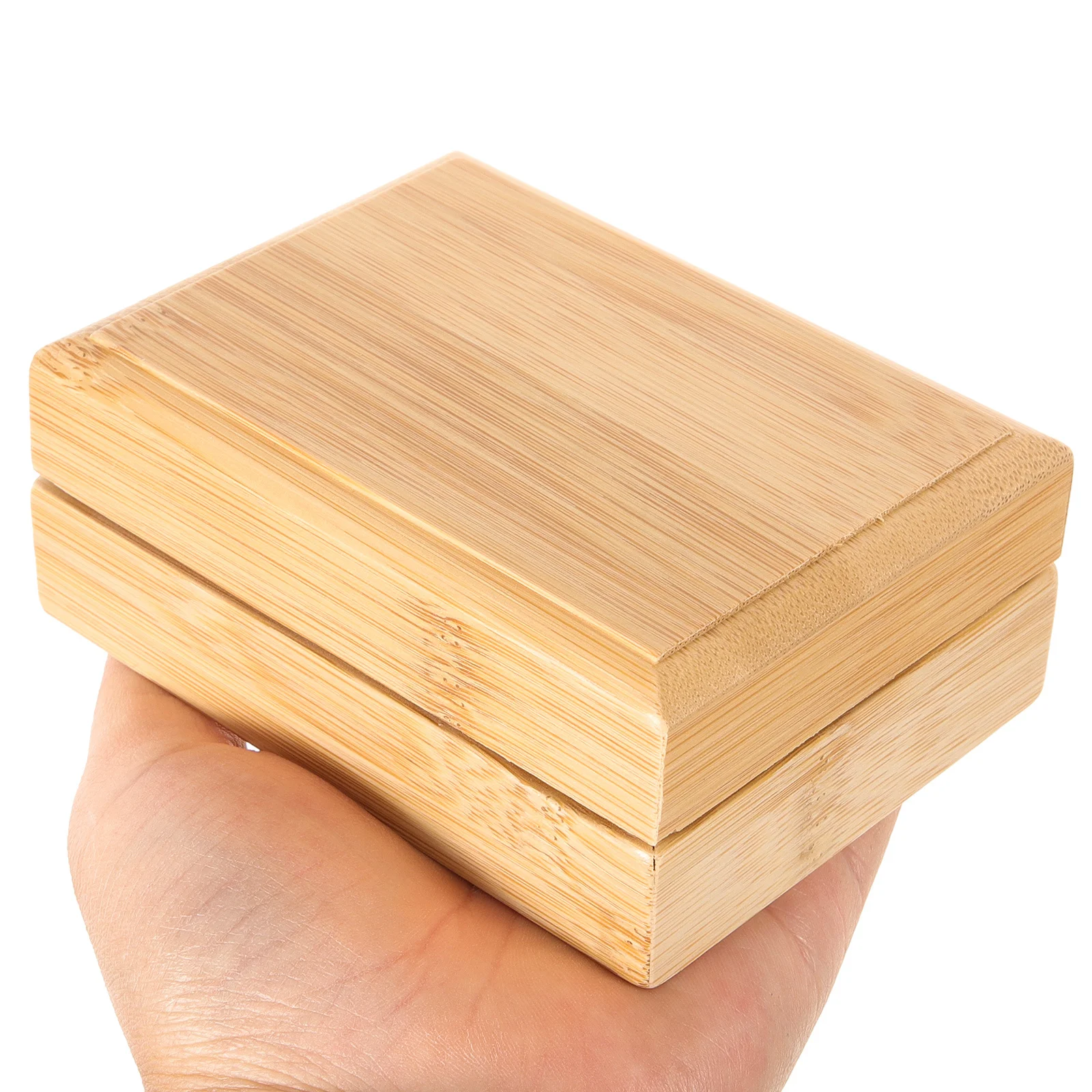 

Bamboo Soap Dish Vintage Wood Holder Tray Draining Shampoo Storage Rack Bathroom Travel Strong Capacity Reusable