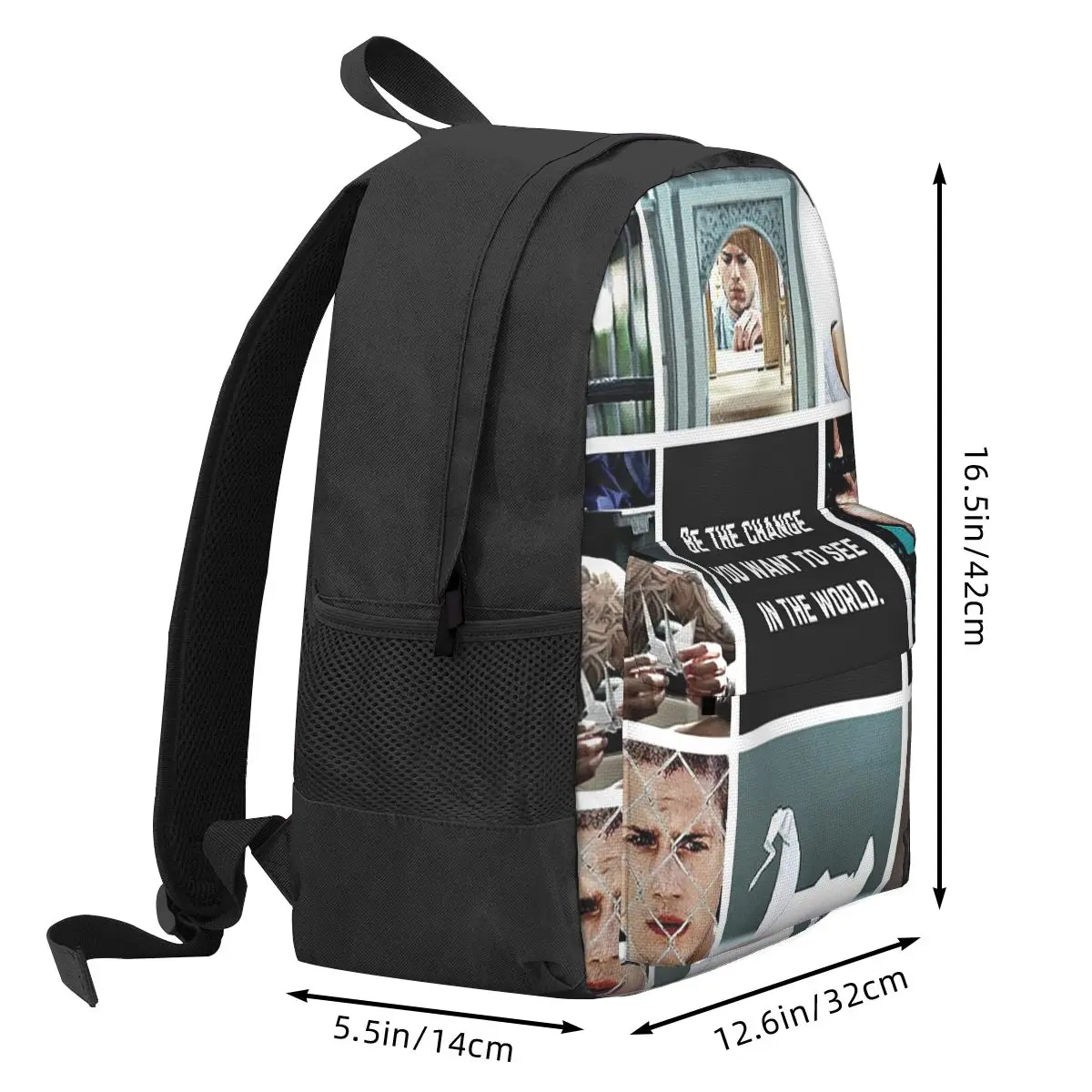 Aesthetic Michael Scofield Backpack Student BookBag Kids School Bag Laptop Shoulder Bags for Boys Girls