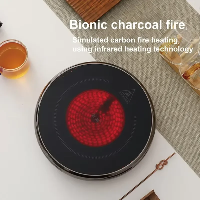 For 1000W Ultra-thin Electric Ceramic Stove Timing Tea Stove Home Temperature Control Water Heater Keep Warm Tea Brewer