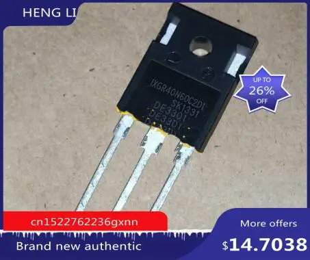 5pcs IXGR40N60C2D1 IXYS IXGR40N60C2D IXGR40N60C 40N60C IGBT 600V 56A 170W