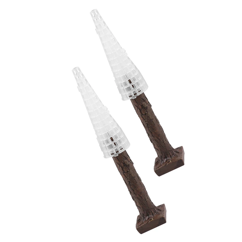 

Christmas Tree-shaped Moss Fish Tank Ornaments Aquarium Equipment Coffee Plastic